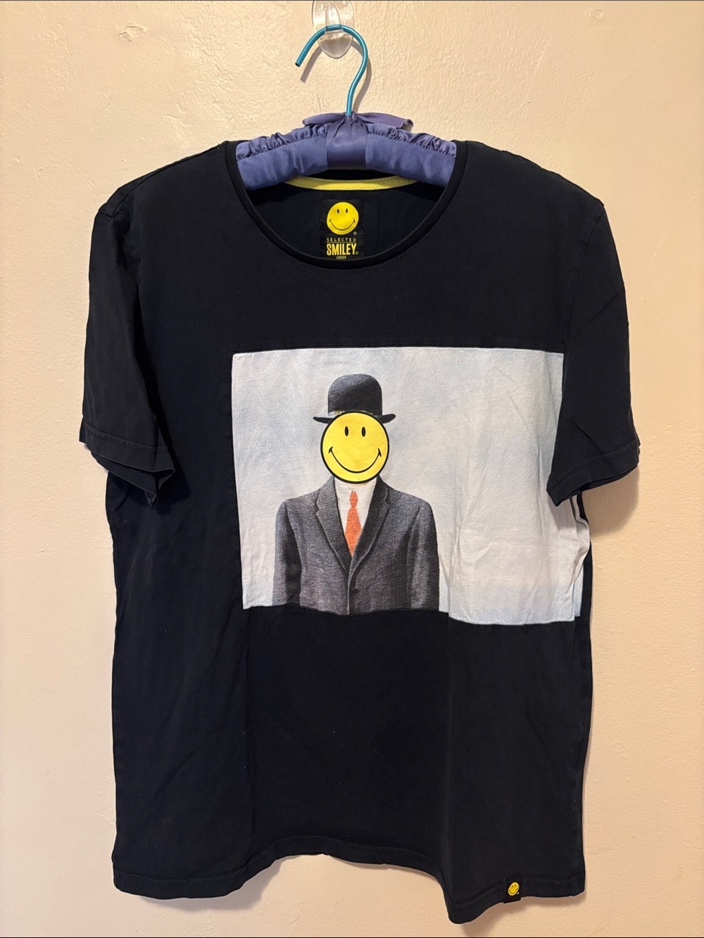 Smiley® Black Short-Sleeve Graphic Tee